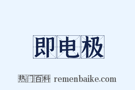 即电极是什么意思的图片